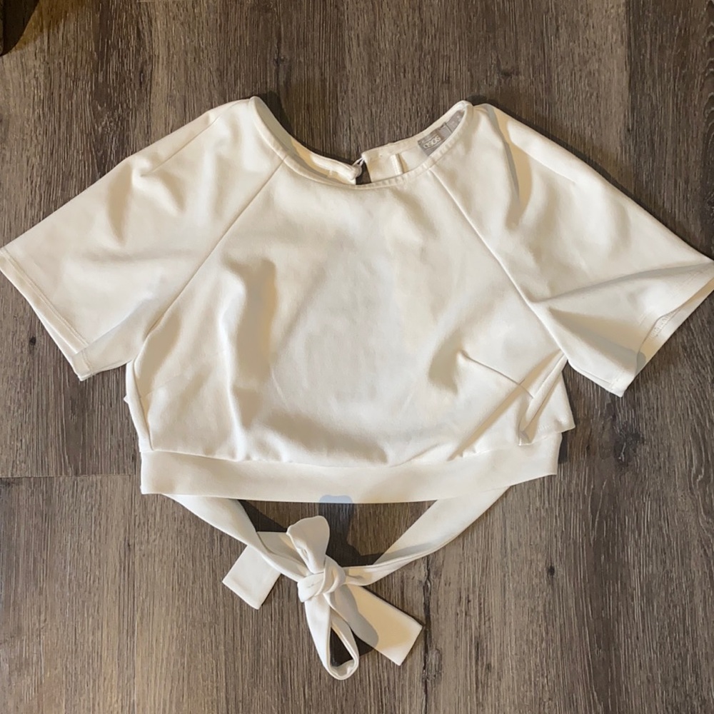 Asos cropped top with tie back, 4